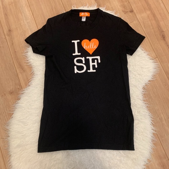 On Sale Women's 4fifteen Brand "I Hella Heart SF" - Picture 1 of 4